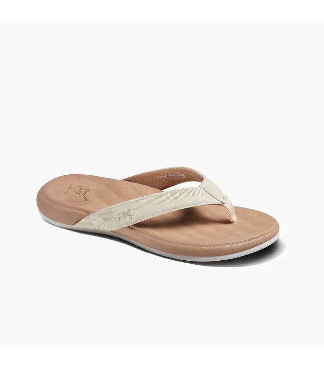 Reef Reef Cushion Harmony teenslipper sand CJ4571 Sand Reef slippers CJ4571 jeans bij Leerentveldvrijetijd.nl