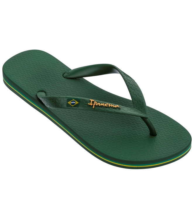 Ipanema Ipanema Ipanema Classic Brasil Heren slippers 20770_green IP 80415 20770_Green Ipanema slippers IP 80415 blauw bij Leerentveldvrijetijd.nl