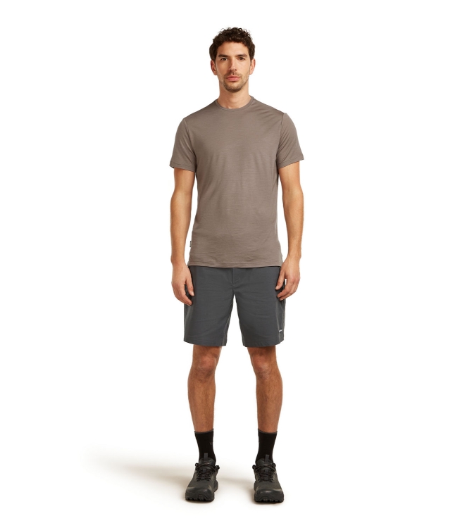 Icebreaker Icebreaker M M Sphere III SS Tee 0kw1_porcini IB0A56ZM 0KW1_Porcini Icebreaker fleeces en truien IB0A56ZM marine bij Leerentveldvrijetijd.nl