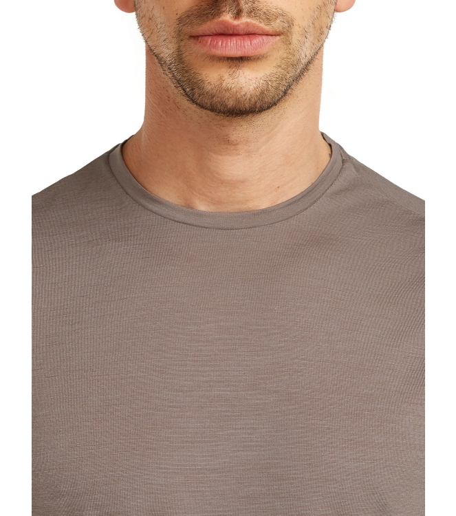 Icebreaker Icebreaker M M Sphere III SS Tee 0kw1_porcini IB0A56ZM 0KW1_Porcini Icebreaker fleeces en truien IB0A56ZM marine bij Leerentveldvrijetijd.nl