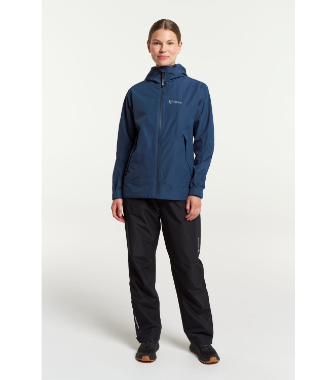 Tenson Tenson Winga Rain Jacket W 964 - dark blue 5018049 964 - Dark Blue Tenson jassen 5018049 geen kleur bij Leerentveldvrijetijd.nl