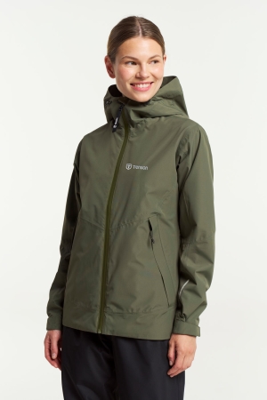 Tenson Tenson Winga Rain Jacket W 685 - Dark Olive