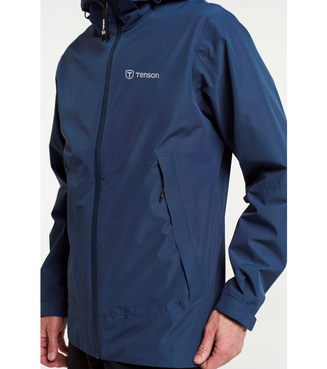 Tenson Tenson Winga Rain Jacket M 964 - dark blue 5018050 964 - Dark Blue Tenson jassen 5018050 geen kleur bij Leerentveldvrijetijd.nl