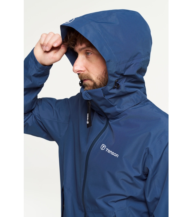 Tenson Tenson Winga Rain Jacket M 964 - dark blue 5018050 964 - Dark Blue Tenson jassen 5018050 geen kleur bij Leerentveldvrijetijd.nl