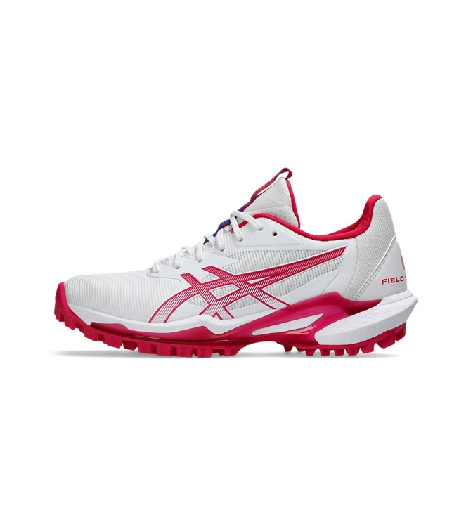 Asics Asics Field Speed FF 2 100_white/bright rose 1112A056 100_White/Bright Rose Asics hockeyschoenen 1112A056 roze bij Leerentveldvrijetijd.nl