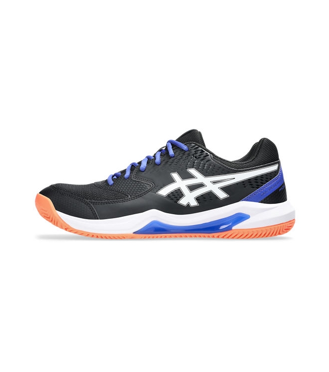 Asics Asics Gel-Dedicate 8 Padel 002_black / white 1041A414 002_Black / White Asics padel 1041A414 licht grijs bij Leerentveldvrijetijd.nl
