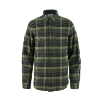 fjällräven Singi Heavy Flannel Shirt men 550-662_Black-Deep Forest F81373