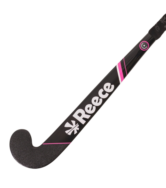 Reece Reece Alpha JR Hockey Stick black - pink 889270_8660 Black - Pink Reece hockeysticks 889270_8660 ecru bij Leerentveldvrijetijd.nl
