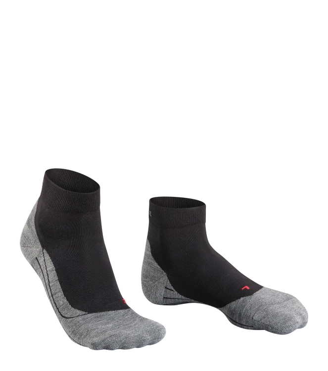 Falke Falke RU4 Endurance Short Women 3010 black-mix 16706 3010 black-mix Falke wandelsokken 16706 licht grijs bij Leerentveldvrijetijd.nl