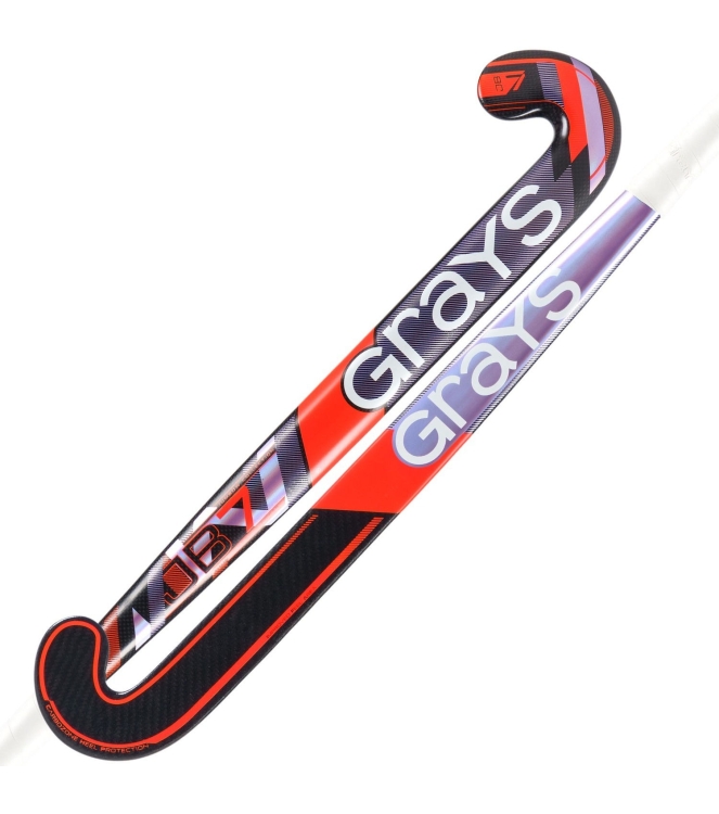 Grays Grays Jumbow 7 hockeystick purple/orange 23268 Purple/Orange Grays hockeysticks 23268 blauw combinatie bij Leerentveldvrijetijd.nl