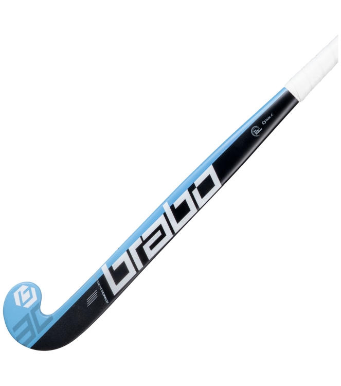 Brabo Brabo Tribute 30 PB black/blue 315.51321.020 Black/Blue Brabo hockeysticks 315.51321.020 licht grijs bij Leerentveldvrijetijd.nl