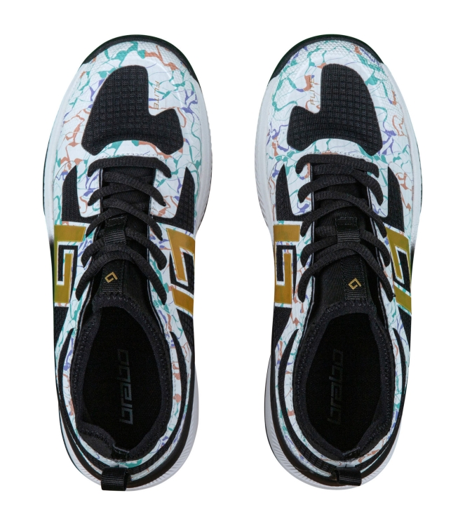 Brabo Brabo Shoe Tribute marble/black 316.51033.050 Marble/Black Brabo hockeyschoenen 316.51033.050 licht grijs bij Leerentveldvrijetijd.nl