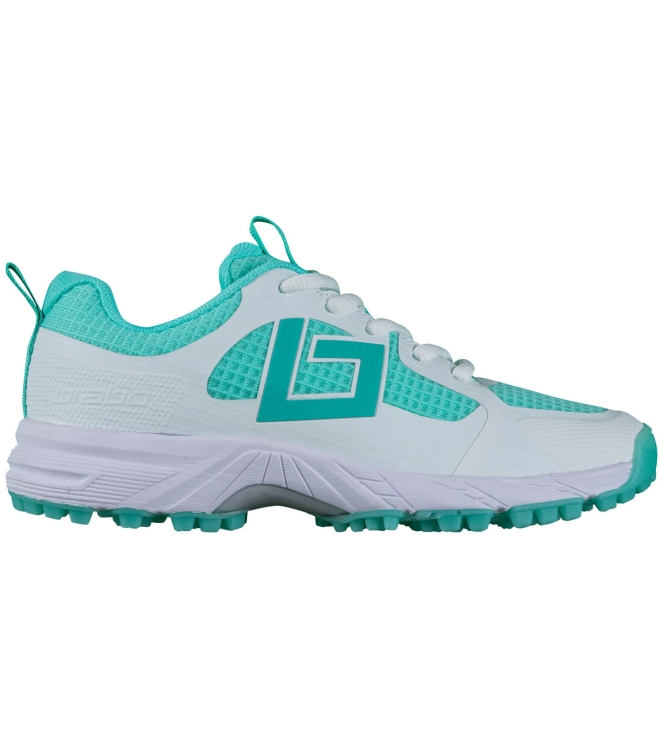 Brabo Brabo Shoe Tribute +Slide aqua/white 316.52033.040 Aqua/White Brabo hockeyschoenen 316.52033.040 antraciet bij Leerentveldvrijetijd.nl