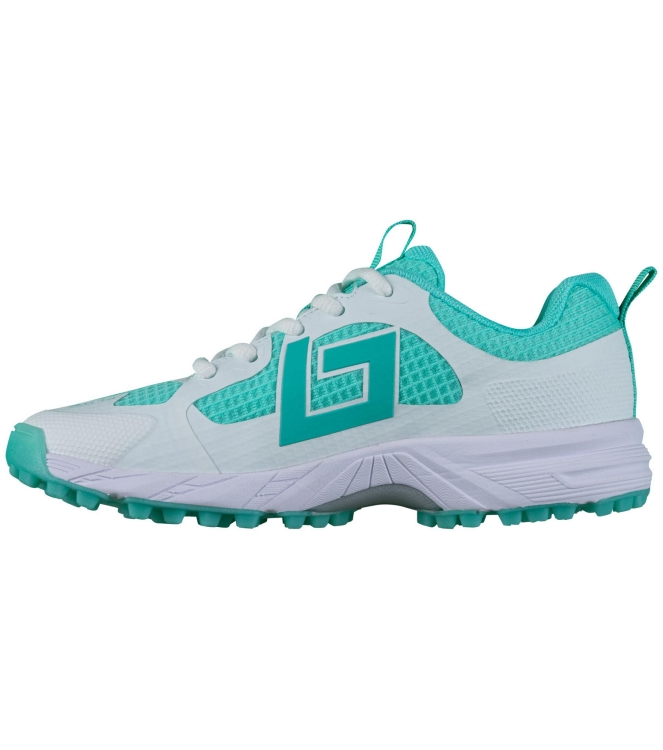 Brabo Brabo Shoe Tribute +Slide aqua/white 316.52033.040 Aqua/White Brabo hockeyschoenen 316.52033.040 antraciet bij Leerentveldvrijetijd.nl