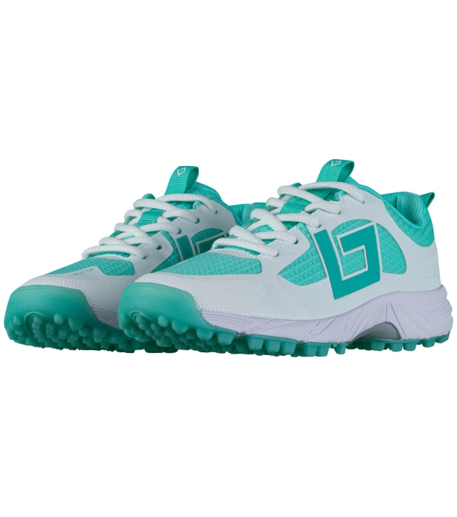 Brabo Brabo Shoe Tribute +Slide aqua/white 316.52033.040 Aqua/White Brabo hockeyschoenen 316.52033.040 antraciet bij Leerentveldvrijetijd.nl