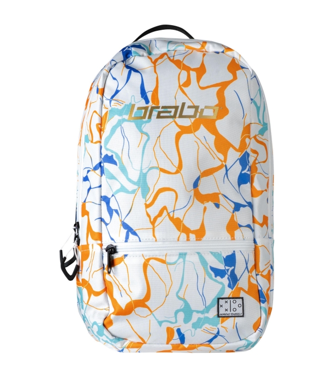 Brabo Brabo Backpack FUN marble/white 319.55040.040 Marble/White Brabo hockeytassen 319.55040.040 roze bij Leerentveldvrijetijd.nl