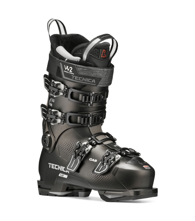 Tecnica Tecnica MACH1 LV 95 W TD2 10c black-gold TS201C08G0 10C black-gold Tecnica wintersport schoenen TS201C08G0 rood bij Leerentveldvrijetijd.nl