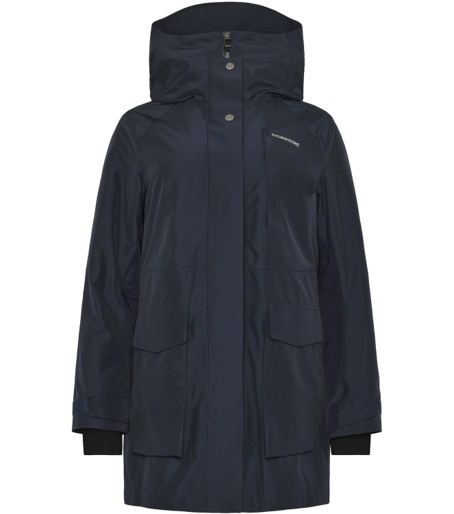 Didriksons 1913 Didriksons 1913 Harriet Wns Parka 999_dark night blue 505825 999_Dark Night Blue Didriksons 1913 jassen 505825 geen kleur bij Leerentveldvrijetijd.nl
