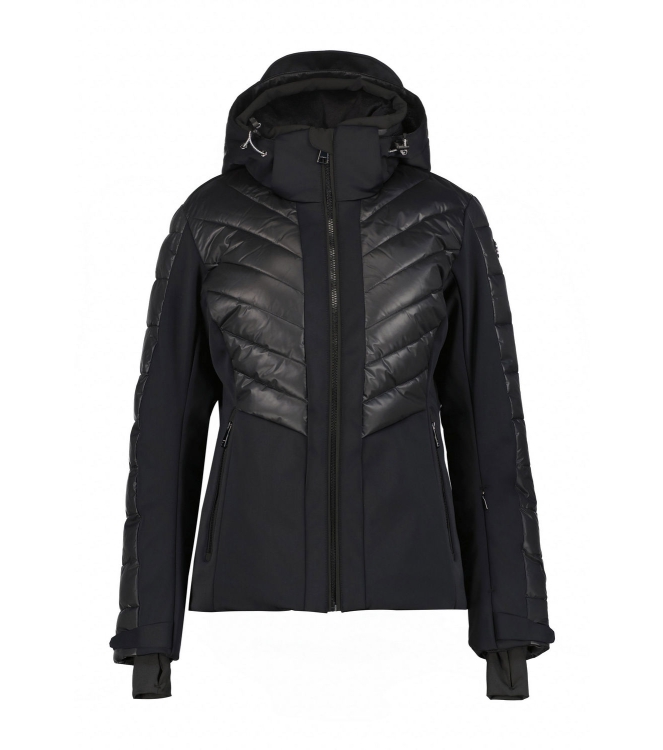 Luhta Luhta Mallatunturit Softshell Jacket 990_basic black 8_38481_577_L 990_Basic Black Luhta jassen 8_38481_577_L licht grijs bij Leerentveldvrijetijd.nl