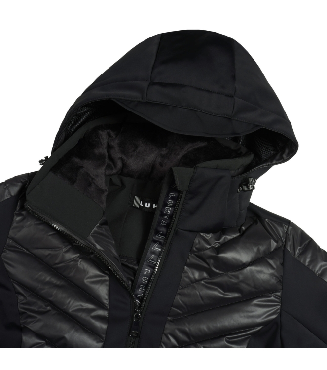 Luhta Luhta Mallatunturit Softshell Jacket 990_basic black 8_38481_577_L 990_Basic Black Luhta jassen 8_38481_577_L licht grijs bij Leerentveldvrijetijd.nl