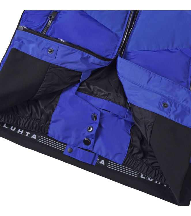 Luhta jassen 8_38493_376_L antraciet bij Leerentveldvrijetijd.nl