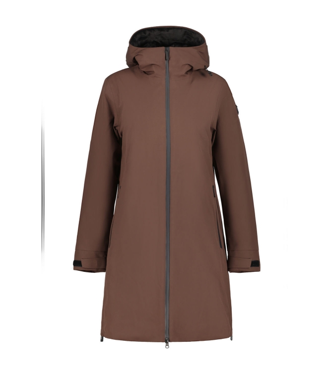 Luhta Luhta Iskola Parka 190_dark brown 8_38405_399_L 190_Dark Brown Luhta jassen 8_38405_399_L oranje bij Leerentveldvrijetijd.nl