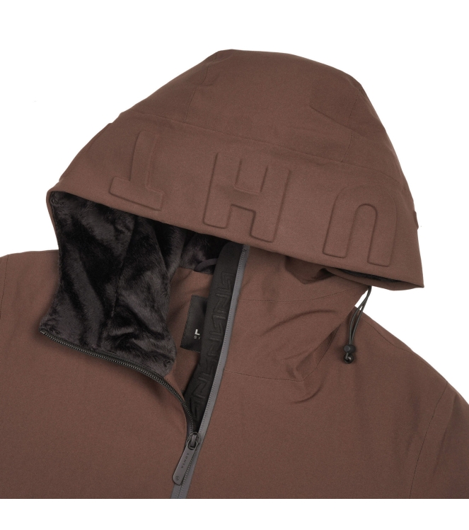 Luhta Luhta Iskola Parka 190_dark brown 8_38405_399_L 190_Dark Brown Luhta jassen 8_38405_399_L oranje bij Leerentveldvrijetijd.nl