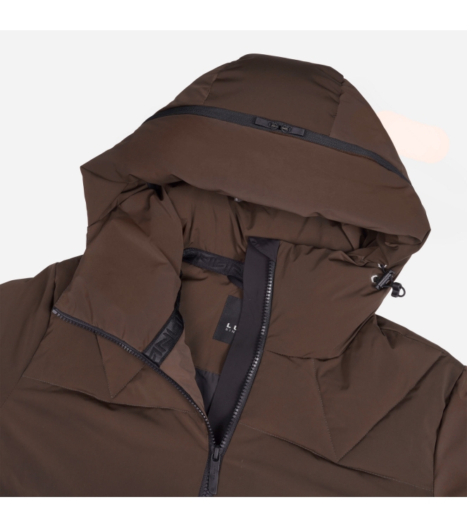 Luhta Luhta Eisele Coat 190_dark brown 8_38412_361_L 190_Dark Brown Luhta jassen 8_38412_361_L oranje bij Leerentveldvrijetijd.nl