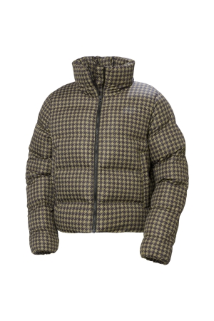 Helly Hansen Helly Hansen W Jade Puffer Jacket 718_Sepia Houndstooth Aop