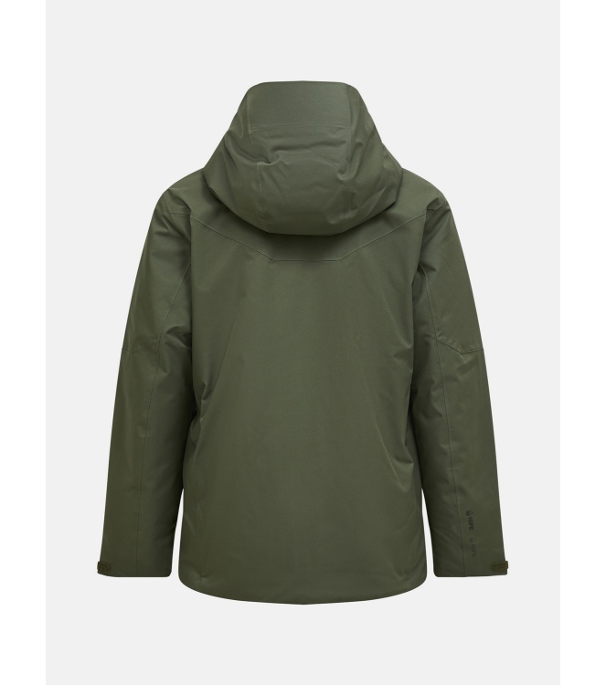 Peak Performance Peak Performance M Maroon Insulated Jacket 030_pine needle G80505 030_Pine Needle Peak Performance jassen G80505 blauw bij Leerentveldvrijetijd.nl