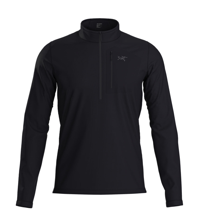 Arc'teryx Arc\'teryx Rho SV Zip Neck M black X000009922 Black Arc'teryx wintersportkleding X000009922 licht grijs bij Leerentveldvrijetijd.nl