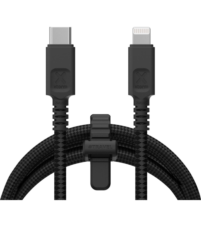 Xtorm Xtorm Next Gen cable USB-C to Lightning (1,5m) black CX3031 Black Xtorm electra CX3031 licht grijs bij Leerentveldvrijetijd.nl