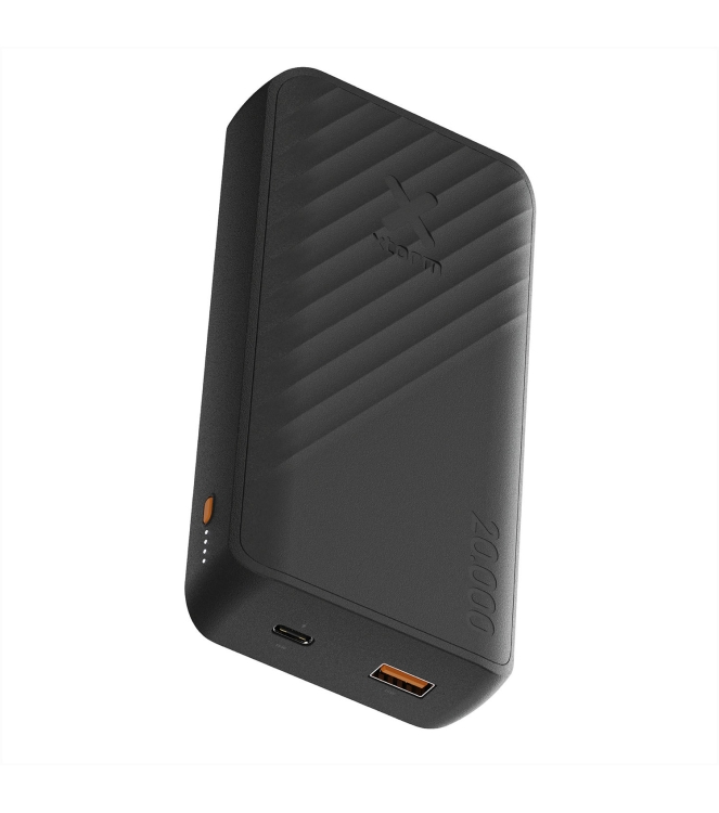 Xtorm Xtorm Xtorm 15W Go2 Powerbank 20.000 charcoal black XG2201 Charcoal Black Xtorm electra XG2201 licht grijs bij Leerentveldvrijetijd.nl