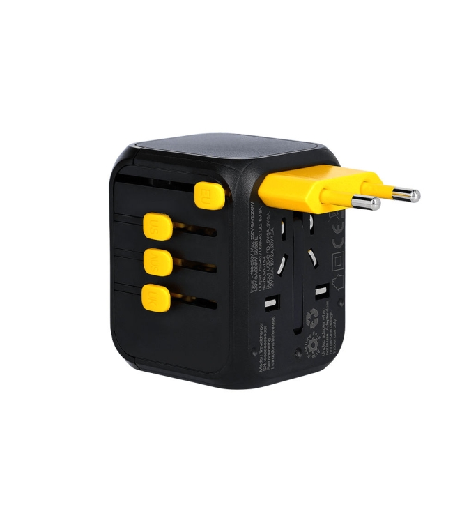 WakaWaka WakaWaka Travelcharger WWTC0-032501 WakaWaka electra WWTC0-032501 ecru bij Leerentveldvrijetijd.nl