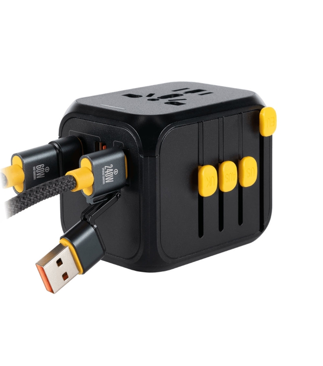 WakaWaka WakaWaka Travelcharger WWTC0-032501 WakaWaka electra WWTC0-032501 ecru bij Leerentveldvrijetijd.nl