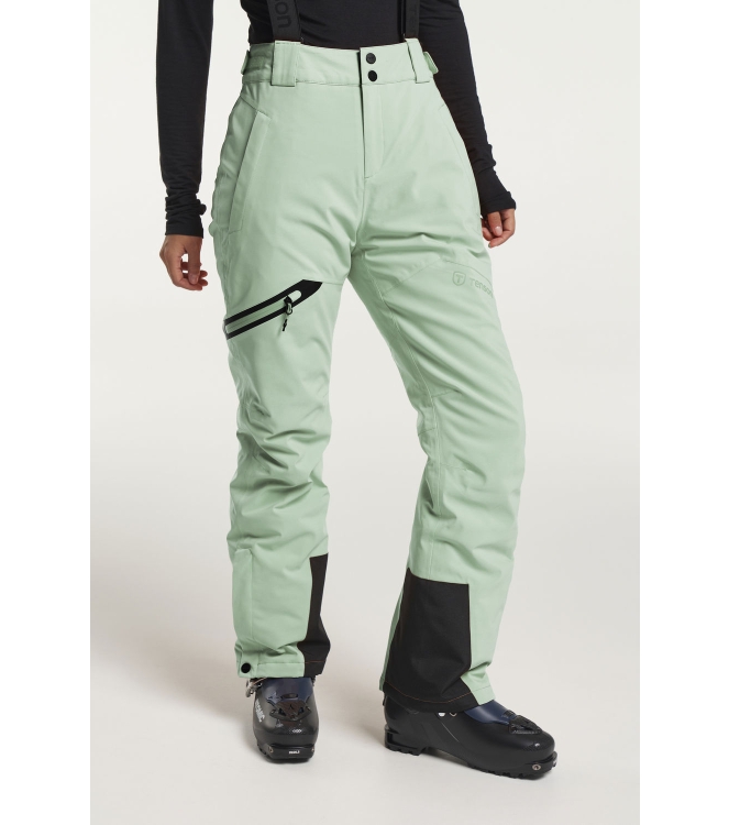 Tenson Tenson Core Ski 2.0 Pants Women 631-granite green 5018404 631-Granite Green Tenson gevoerde broeken 5018404 blauw bij Leerentveldvrijetijd.nl