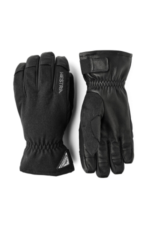 Hestra Hestra Powder Short - 5 finger 100_Black Hestra Hestra Powder Short - 5 finger 100_Black