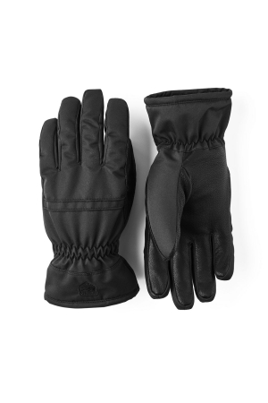 Hestra Hestra Women's Primaloft Leather - 5 finger 100_Black Hestra Hestra Women's Primaloft Leather - 5 finger 100_Black
