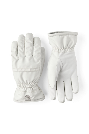 Hestra Hestra Women's Primaloft Leather - 5 finger 30_Ivory
