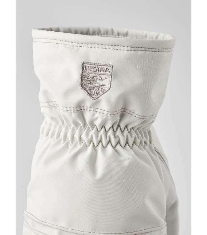 Hestra Hestra Women\'s Primaloft Leather - mitt 30_ivory 3003711 30_Ivory Hestra wintersportkleding 3003711 kiwi bij Leerentveldvrijetijd.nl