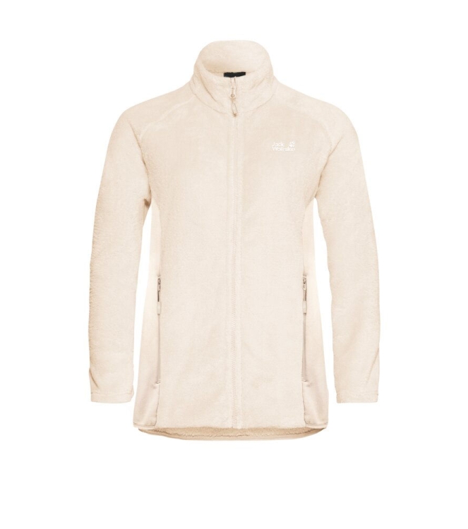 Jack Wolfskin Jack Wolfskin Rotwand FZ W a0084_oyster A61899 A0084_Oyster Jack Wolfskin fleeces en truien A61899 donker blauw bij Leerentveldvrijetijd.nl