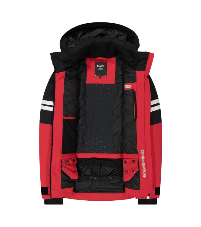 CMP CMP Man Jacket Zip Hood c580 ferrari 35W0137 C580 Ferrari CMP jassen 35W0137 geel bij Leerentveldvrijetijd.nl