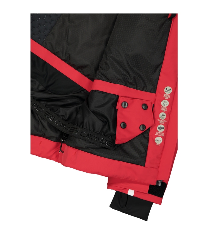 CMP CMP Man Jacket Zip Hood c580 ferrari 35W0137 C580 Ferrari CMP jassen 35W0137 geel bij Leerentveldvrijetijd.nl