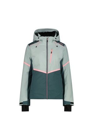 CMP CMP Woman Jacket Fix Hood E421 Jade CMP CMP Woman Jacket Fix Hood E421 Jade