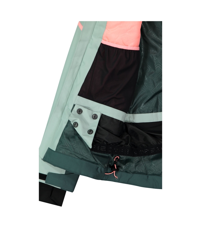 CMP CMP Woman Jacket Fix Hood e421 jade 35W0156 E421 Jade CMP jassen 35W0156 blauw bij Leerentveldvrijetijd.nl