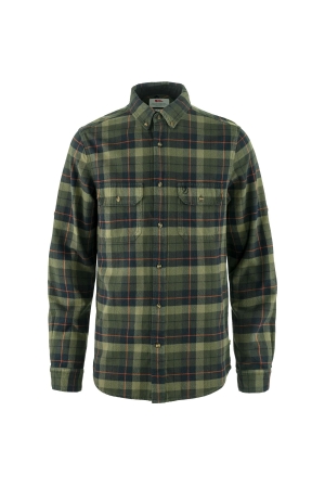 Fjällräven Fjällräven Singi Heavy Flannel Shirt men 550-662_Black-Deep Forest
