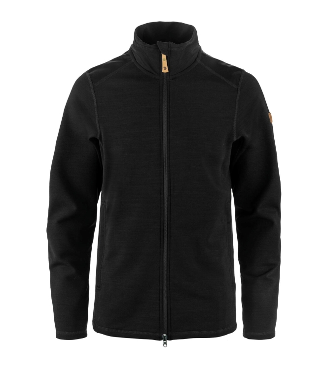 Fjällräven Fjällräven Keb Fleece M 550_black F12600302 550_Black Fjällräven fleeces en truien F12600302 licht grijs bij Leerentveldvrijetijd.nl