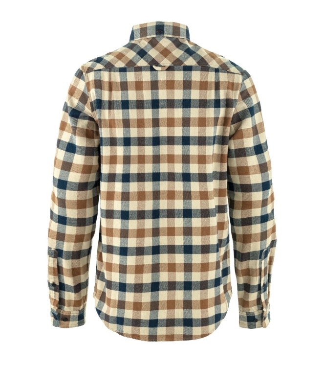 Fjällräven Fjällräven Skog Shirt M 118-555_fossil-dark navy F81353 118-555_Fossil-Dark Navy Fjällräven fleeces en truien F81353 lichtblauw bij Leerentveldvrijetijd.nl