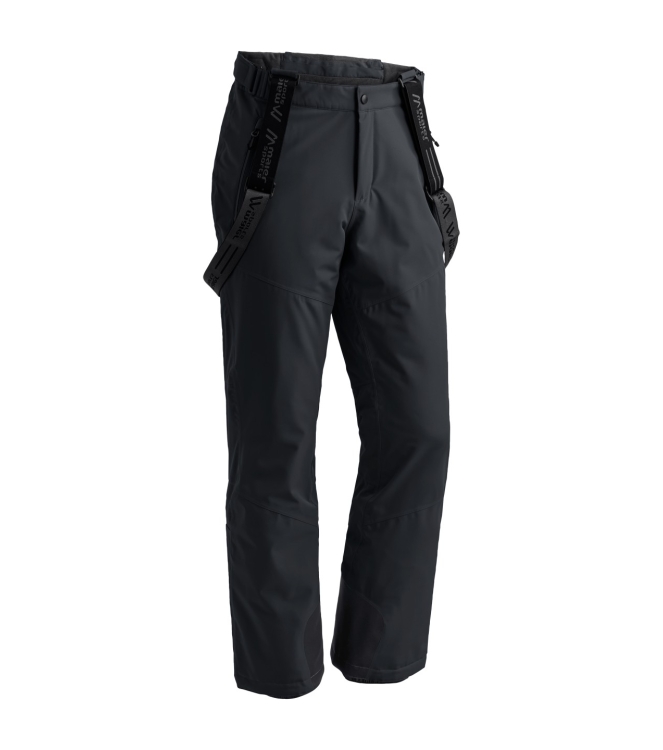 Maier Sports Maier Sports Anton 2.1 10900_black M3005220 10900_black Maier Sports gevoerde broeken M3005220 licht grijs bij Leerentveldvrijetijd.nl