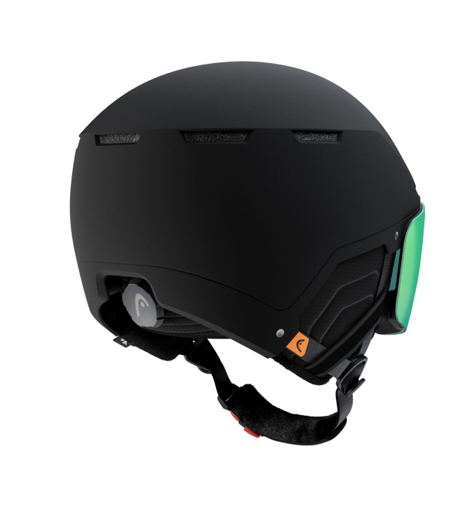 Head Head Cinema Photo skihelm black 326024 Black Head wintersport accessoires 326024 licht grijs bij Leerentveldvrijetijd.nl